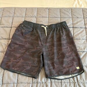 Vuori Men’s Camouflage Athletic Shorts with Drawstring